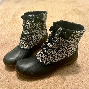 Sperry Syren Gulf Animal Natural Duck Boots